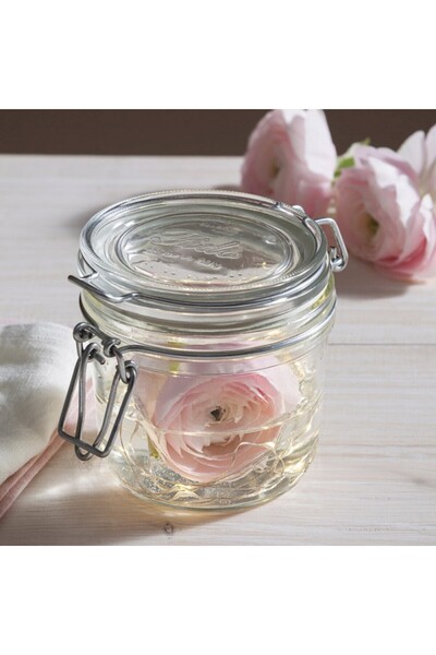 Bormioli Rocco Set 6 borcane sticla cu inchidere ermetica BORMIOLI FIDO, 200ml, D8,3xH8,4cm (1.41360)