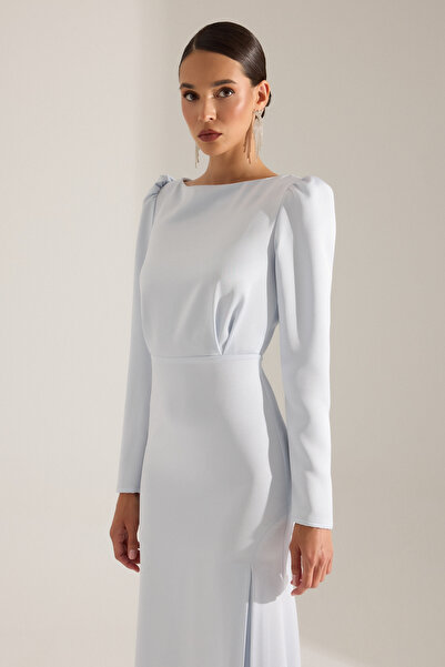 BETTY & SAM AMAYA AÇIK MAVİ ELBİSE