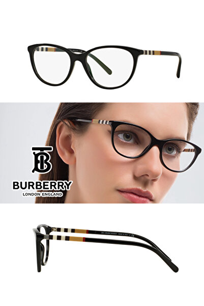 BURBERRY BE2205 3001 52-17 145 PREMİUM MAVİ IŞIK KORUMA + SÜRÜCÜ (ANTİFAR) ET...