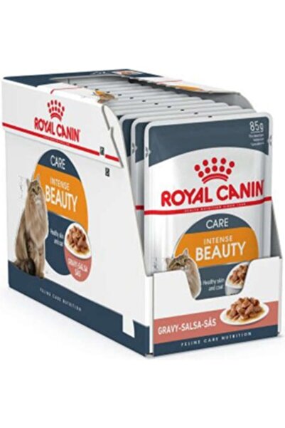 Royal Canin Intense Beauty Gravy Cat Food 85 Gr X 12 Pieces