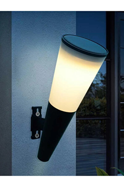 Store 8W Solar Duvar Apliği Güneş Enerjili Dış Mekân Bahçe Aydınlatma Lambası