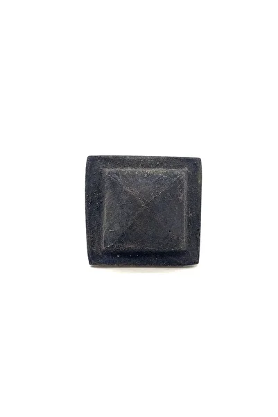 No8 Home Antique Style Decorative Brass Flanged Pyramid Kabara - 29 Mm, Oxide