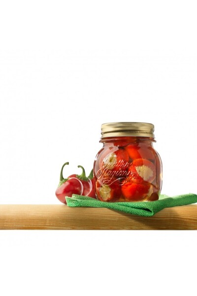 Bormioli Rocco Set 6 borcane sticla cu capac BORMIOLI QUATTRO STAGIONI, 150ml, D7,5xH8,4cm (3.57760)