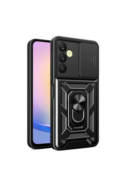 SKYDDAR INNOVATION Husă pentru Samsung Galaxy A25 5G, CamShield, inel magneti...