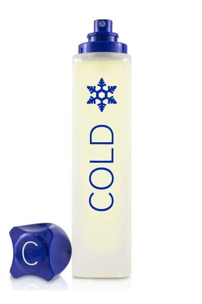 United Colors of Benetton Cold Eau de Toilette Spray for Men, 3.3 oz or 100 ml