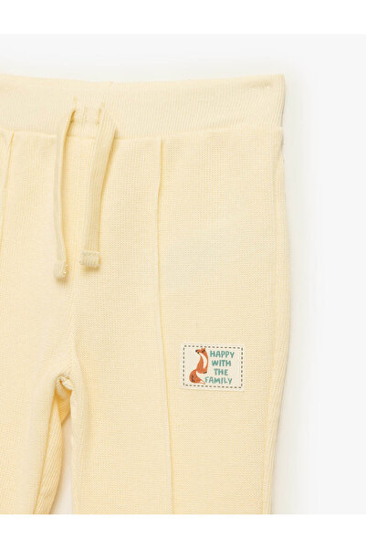 Koton Ekru Erkek Bebek Eşofman Altı 6Wmb40013Tk