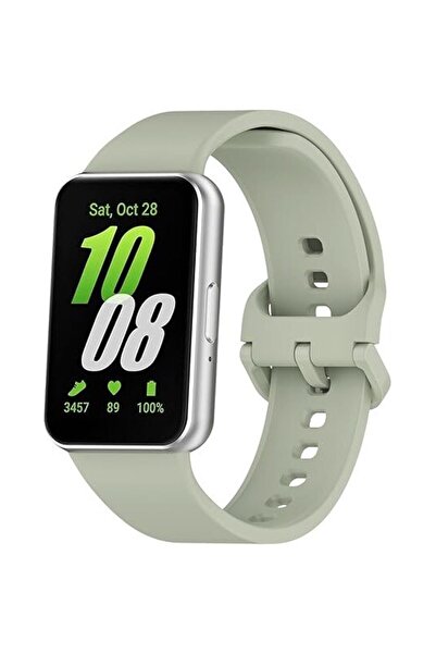 General Store Curea din silicon compatibilă cu Samsung Galaxy Fit3 SM-R390, gri