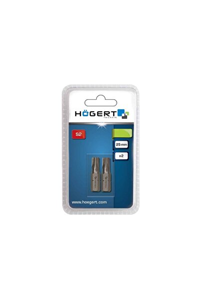 Hogert Set 2 bucăți, biți de șurubelniță, T3, 25mm HT1S364