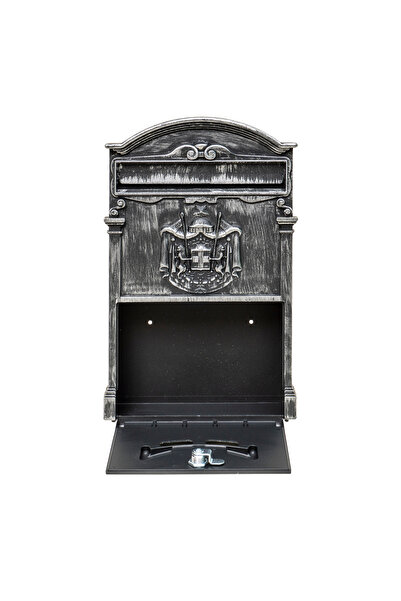 Z-Tools Metal mailbox for outdoor use, 410x260x90mm, silver / ZTS 5581_AG ZTS5581_AG