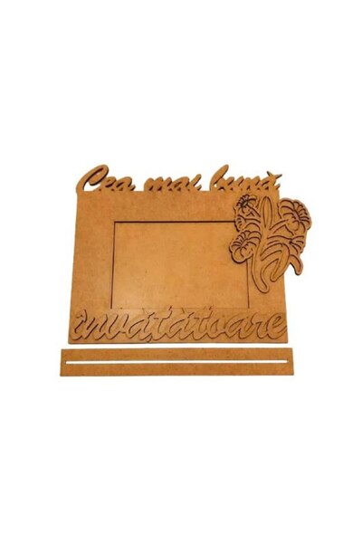 OEM MDF photo frame, message 'Best teacher', 27.2cm x 20.9cm