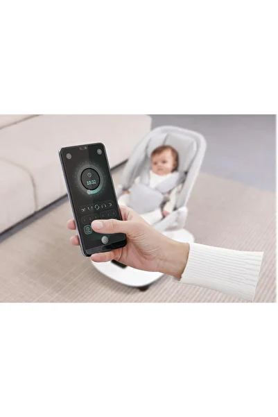 Mastela Deluxe Multi-Motion Baby Cradle – Electric Rocker with Music, Timer, Mosquito Net & Remote