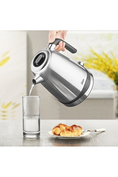 Zilan Stainless steel electric kettle, digital, 2200 W, 7 levels, temperature maintenance ZLN1000