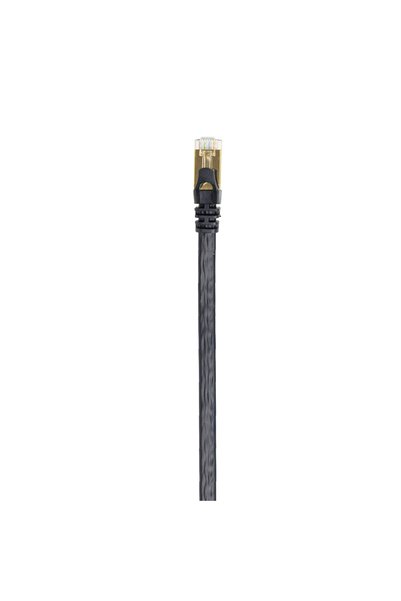 PNI Cablu de rețea plat S/STP CAT7 U7030B, 2 x RJ45, 4 perechi de fire, 3m