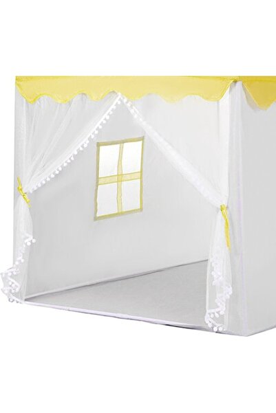 Z-Tools Cort de joacă pentru copii, 125 x 95 x 130 cm, galben ZTS8458