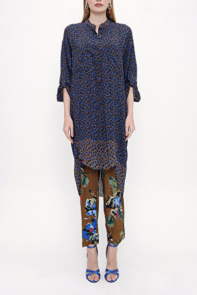 SOCIETA Desenli Bol kesim gömlek 10807