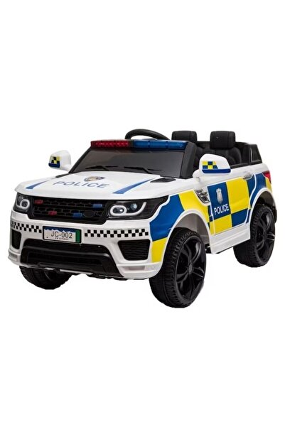 MACVI Macvi Electric Police Car for Children 12V with Remote Control, Lights and Sounds, Realistic Design 3-8 Years
