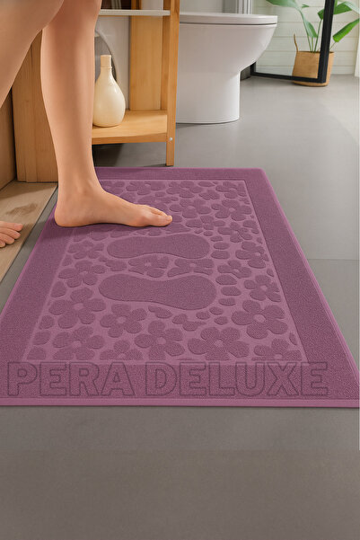 Pera Deluxe Χαλάκι μπάνιου με σχέδια λουλουδιών