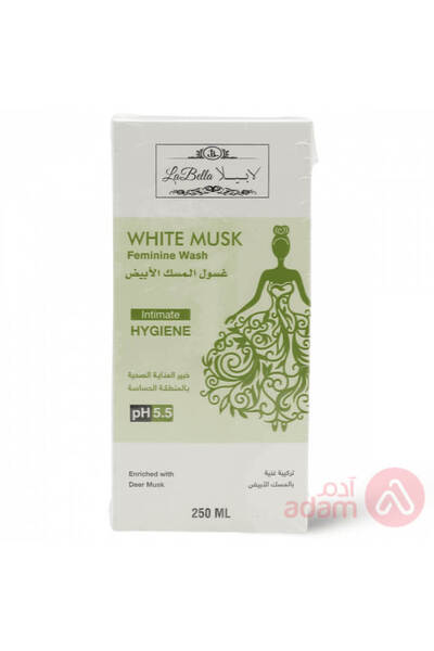 Labella WHT MUSK FEMINE WASH 250ML