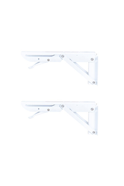 Z-Tools Set 2 suporturi de raft pliabile, lungime 200 mm, alb, / ZTS 8131 ZTS...