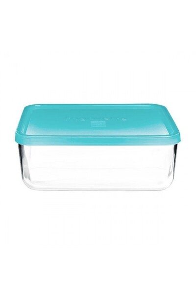 Bormioli Rocco Square glass casserole with lid BORMIOLI FRIGOVERRE, 26x21xh9.5cm, 3710ml