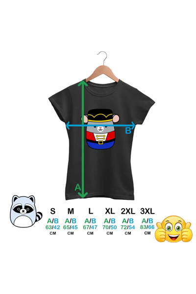 OEM Women's T-shirt Squishmallows Christmas Soldier