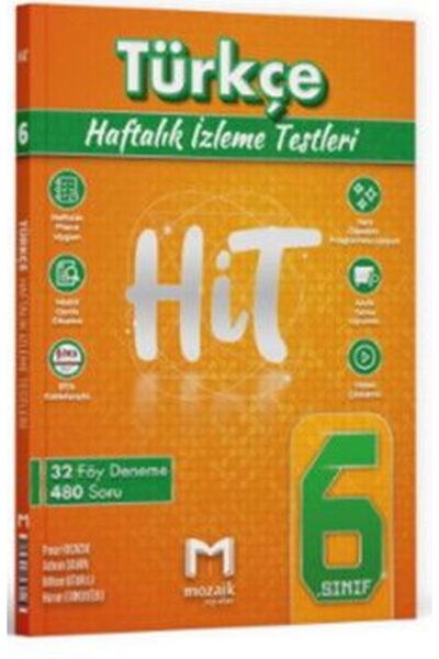 Mozaik Yayınları Mozaik Yayınları 6. Sınıf Türkçe HİT 32 Deneme