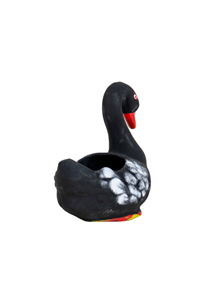 Z-Tools Ghiveci ceramic, model Black Swan, lungime 21 cm EXT7065_1