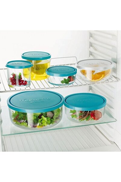 Bormioli Rocco Round glass casserole with lid BORMIOLI FRIGOVERRE, 12xh10cm, 800ml