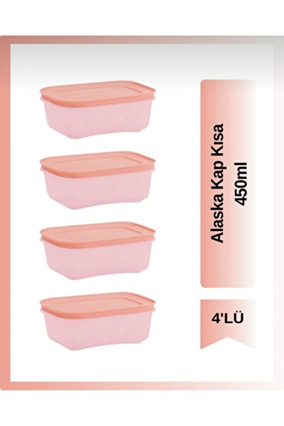 PLAST Alaska Storage/Freezer Container 450 ml Set of 4