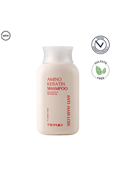 TRIMAY Șampon anti-cădere a părului, hrănitor și revitalizant, cu amino kerat...