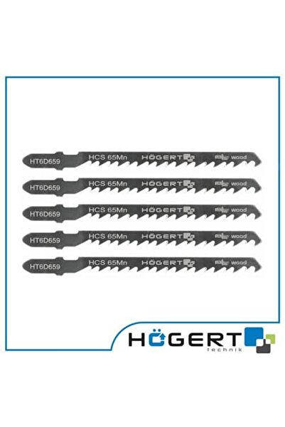 HOEGERT Σετ 5 τεμαχίων λεπίδων για ηλεκτρικό πριόνι, HOGERT 6 TPI, 100 mm / H...