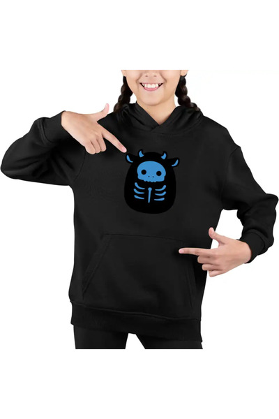 OEM Hanorac Copii Fete Squishmallows Schelet Halloween