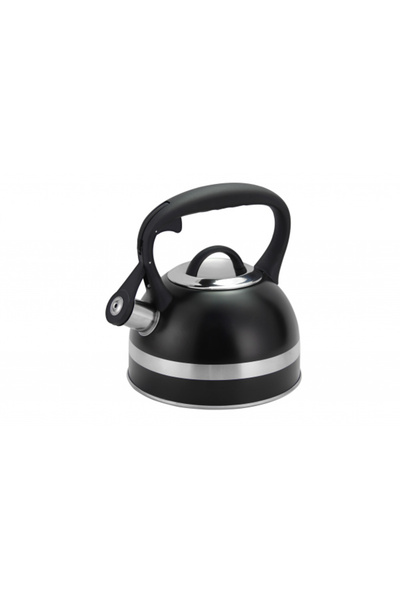 Floria Stainless Steel Whistling Kettle, 3L, Black ZLN1283