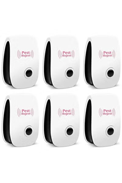Taimi مجموعة من 8 قطع - جهاز طرد الحشرات بالموجات فوق الصوتية للفئران والصراصير والبعوض والحشرات الأخرى، لون أبيض