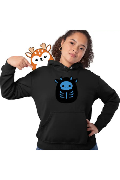 OEM Women's Hoodie Squishmallows Skeleton Halloween