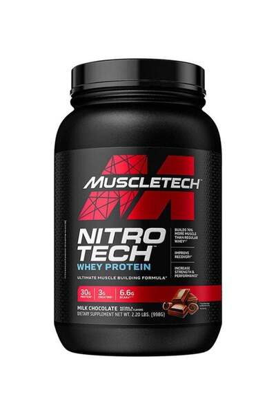 MUSCLETECH Nitro Tech Whey Protein Milk Chocolate 2.2Lb