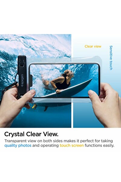 Spigen Carcasă de telefon submersibilă impermeabilă A601, transparentă
