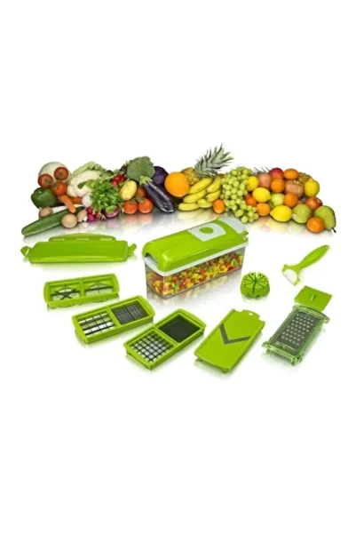 FOXMAG24 Multifunctional vegetable grater, 11 cutting modes, 9 pieces