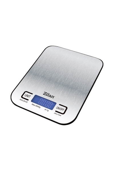 Zilan Cântar de bucătărie digital, oțel inoxidabil, ecran LED, maxim 5 kg, oprire automată / ZLN 2984