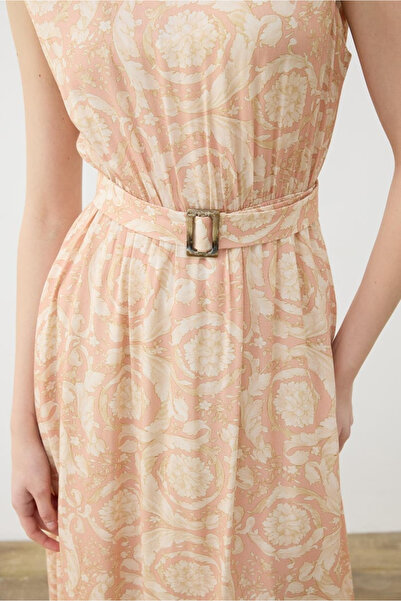 TERZİ DÜKKANI Rochie-cămăși fără mâneci cu model pastelat Magazin de croitorie