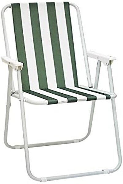 ماركة غير محددة ALSafi-EST Outdoor Camping Stripe Folding Chair, Lightweight, Sturdy and Durable for Outdoor, Trip,