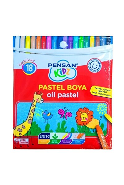 Pensan 18’li Pastel Boya Seti – Okul ve Sanat Çalışmaları İçin İdeal