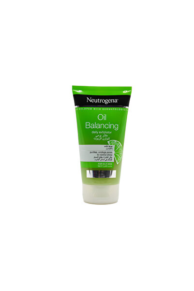 Neutrogena Oil Balancing Daily Exfoliator Lime & Aloe Vera For Oily Skin - 150 ml