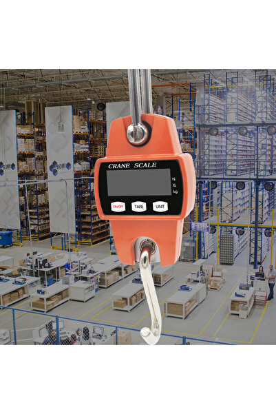 REDMOON Dijital 300 Kg Kapasiteli Terazi Metal Gövde Askılı Kantar - Vinç Kantarı - Kasap Terazisi