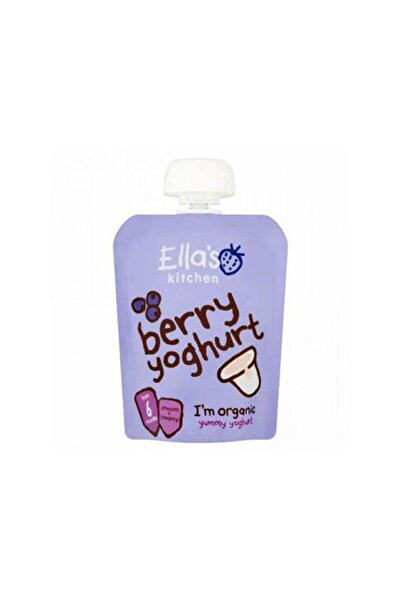 Ella's kitchen Bio Iaurt Tip Grecesc 100% Cu Afine, 6+ luni, 90G