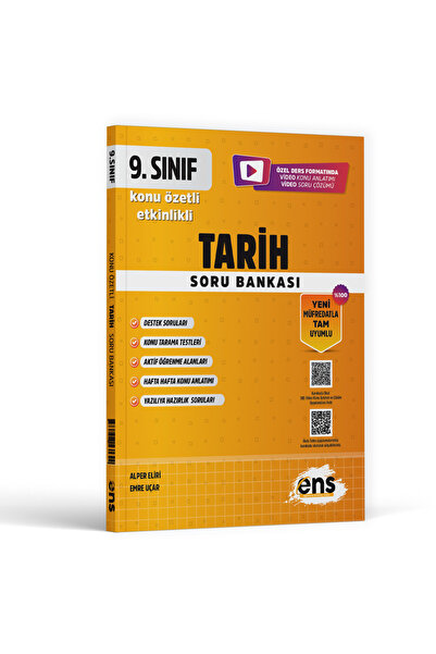 Ens Yayıncılık 9. Sınıf Tarih Etkinlikli Soru Bankası 2026