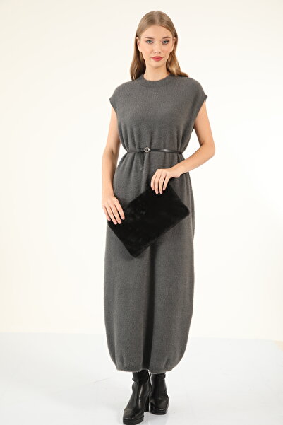 Suede Style 40916 - Stylish Comfortable Zero Sleeve Women's Dress