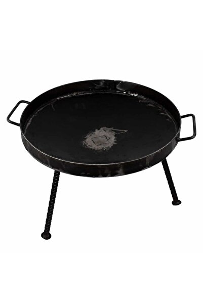 Z-Tools Grătar cu disc de oțel, picioare detașabile, diametru 46 cm, cu margine de 4 cm EXT5717