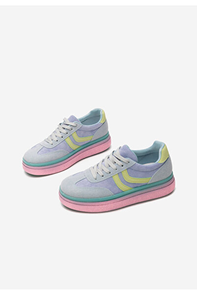 B T Shoes Modré dámské tenisky Ryta