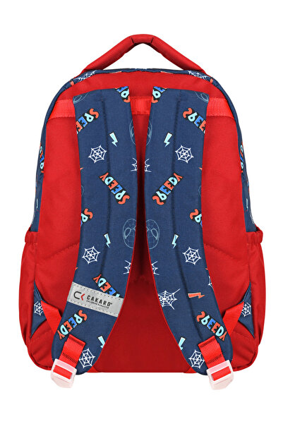 Bliss Licensed Spiderman Patterned Elementary School Bag Thermal Lunchbox Pencil Holder Set of 3